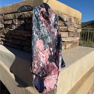 Ballet mock neck leotard women size small by Eleve Dancewear